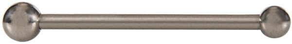 Starrett - 6.35mm Head Diam, 3/8" Shank, Single End, Mechanical Center Finder - Ball Contact - USA Tool & Supply