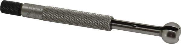 Starrett - 0.4 to 0.5 Inch Measurement, Small Hole Gage - 3-1/2 Inch Overall Length, Full Ball - USA Tool & Supply