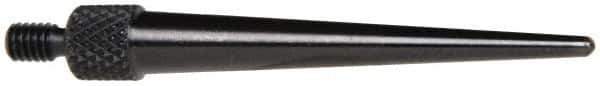 Starrett - #4-48, 1/16" Ball Diam, Steel Tapered Contact Point - 1-7/16" Contact Point Length, Use with AGD Dial Indicators - USA Tool & Supply
