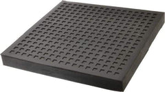 Mason Ind. - 10" Long x 10" Wide x 1" Thick, Rubber, Machinery Leveling Pad & Mat - 25,000 Lb Max Load - USA Tool & Supply