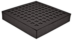Mason Ind. - 8" Long x 8" Wide x 1" Thick, Rubber, Machinery Leveling Pad & Mat - 16,000 Lb Max Load - USA Tool & Supply