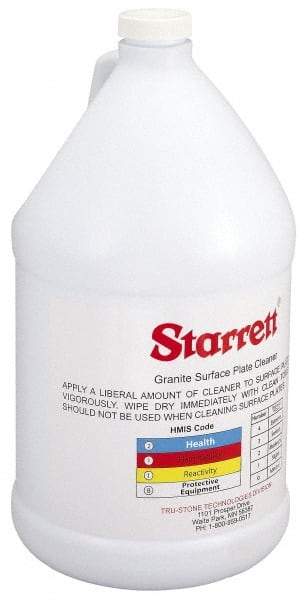 Starrett - 1 Gallon Inspection Surface Plate Cleaner - Bottle - USA Tool & Supply
