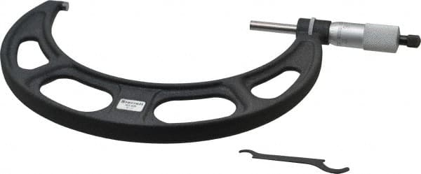 Starrett - 6 to 7" Range, 0.0001" Graduation, Mechanical Outside Micrometer - USA Tool & Supply