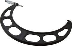 Starrett - 11 to 12" Range, 0.0001" Graduation, Mechanical Outside Micrometer - Ratchet Stop Thimble, Accurate to 0.0002" - USA Tool & Supply