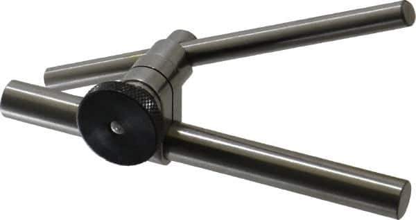 Starrett - 1/4 Inch First End Diameter, 3/8 Inch Second End Diameter, Two 4 Inch Rods Test Indicator Snug and Rod Unit - O Indicators For Use with Series 708, 709 and 811 Test Indicators - USA Tool & Supply