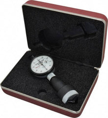 Starrett - 0 to 1", 90 to 127° Included Angle, Internal Chamfer Gage - White Hardened Tool Steel (Plunger), 3 Blade Plunger - USA Tool & Supply