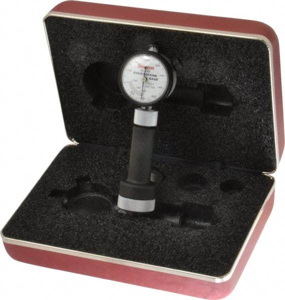 Starrett - 0.56 to 0.78" 90° Countersink Gage - White Dial Face - USA Tool & Supply