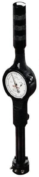 Starrett - 8 to 12-1/8" Dial Bore Gage - 0.0001" Graduation, 7" Gage Depth, Hardened Tool Steel - USA Tool & Supply