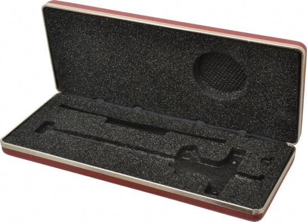Starrett - 6 Inch Long, Steel Vinyl, Depth Gage Case - Use with Starrett Dial Depth Gage Model Number 450-6 - USA Tool & Supply