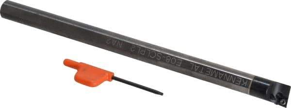 Kennametal - 15.24mm Min Bore Diam, 203.2mm OAL, 1/2" Shank Diam, E-SCLP Indexable Boring Bar - CP.. Insert, Screw Holding Method - USA Tool & Supply