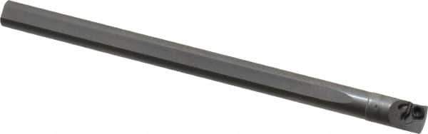 Kennametal - 7.42mm Min Bore Diam, 4" OAL, 1/4" Shank Diam, E-SCFD Indexable Boring Bar - CD.. Insert, Screw Holding Method - USA Tool & Supply