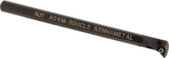 Kennametal - 15.24mm Min Bore Diam, 152.4mm OAL, 3/8" Shank Diam, A-SDUC Indexable Boring Bar - DC.. Insert, Screw Holding Method - USA Tool & Supply