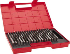Value Collection - 250 Piece, 0.251-0.5 Inch Diameter Plug and Pin Gage Set - Minus 0.0002 Inch Tolerance, Class ZZ - USA Tool & Supply