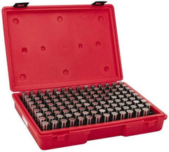 Value Collection - 125 Piece, 0.626-0.75 Inch Diameter Plug and Pin Gage Set - Minus 0.0002 Inch Tolerance, Class ZZ - USA Tool & Supply
