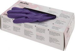 MAPA Professional - Size L, 6 mil, Medical Grade, Powder Free Natural Rubber, Nitrile, Neoprene Blend Disposable Gloves - USA Tool & Supply