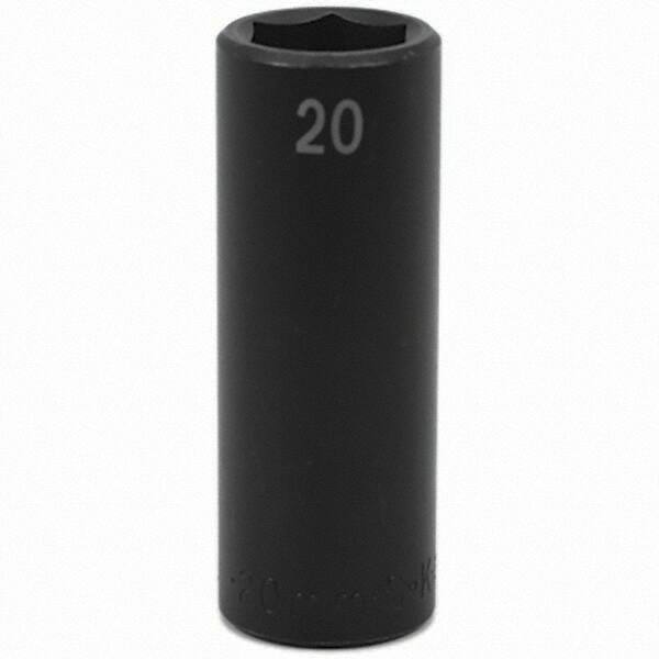 SK - Impact Socket - 1/2"DR 20MM DEEP IMPACT SOCKET - USA Tool & Supply