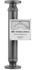 King - 2" Flange Port PVC/Hastelloy Flowmeter - 125 Max psi, 100 GPM, PVC - USA Tool & Supply