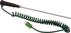 Hanna Instruments - to 1650°F, Liquid, Thermocouple Probe - 6 Sec Response Time - USA Tool & Supply