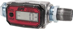 GPI - Economy Flowmeter - 300 Max psi, 3 to 30 GPM, Aluminum - USA Tool & Supply