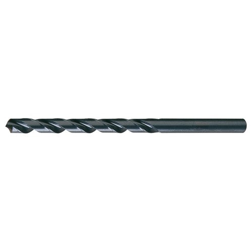 35/64 RHS / RHC HSS 118 Degree Radial Point General Purpose Taper Length Drill - Steam Oxide - Exact Industrial Supply