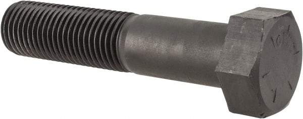 Value Collection - 1-1/2 - 6 UNC, 7" Length Under Head Hex Head Cap Screw - Partially Threaded, Grade 8 Alloy Steel, Uncoated, 2-1/4" Hex - USA Tool & Supply