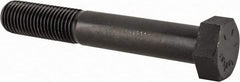Value Collection - 1-3/8 - 6 UNC, 9" Length Under Head Hex Head Cap Screw - Partially Threaded, Grade 8 Alloy Steel, Uncoated, 2-1/16" Hex - USA Tool & Supply
