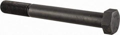 Value Collection - 1-3/8 - 6 UNC, 12" Length Under Head Hex Head Cap Screw - Partially Threaded, Grade 8 Alloy Steel, Uncoated, 2-1/16" Hex - USA Tool & Supply
