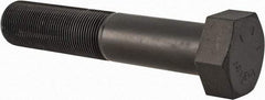 Value Collection - 1-3/8 - 12 UNF, 7" Length Under Head Hex Head Cap Screw - Partially Threaded, Grade 8 Alloy Steel, Uncoated, 2-1/16" Hex - USA Tool & Supply