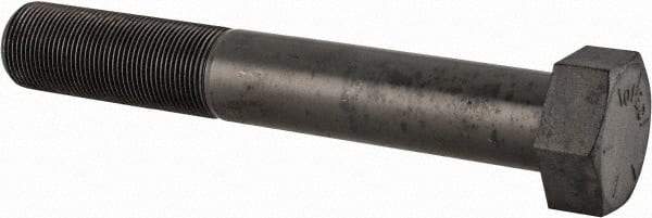 Value Collection - 1-3/8 - 12 UNF, 9" Length Under Head Hex Head Cap Screw - Partially Threaded, Grade 8 Alloy Steel, Uncoated, 2-1/16" Hex - USA Tool & Supply