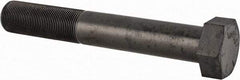 Value Collection - 1-3/8 - 12 UNF, 9" Length Under Head Hex Head Cap Screw - Partially Threaded, Grade 8 Alloy Steel, Uncoated, 2-1/16" Hex - USA Tool & Supply