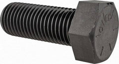 Value Collection - 1-3/4 - 5 UNC, 4-1/2" Length Under Head Hex Head Cap Screw - Fully Threaded, Grade 8 Alloy Steel, Uncoated, 2-5/8" Hex - USA Tool & Supply