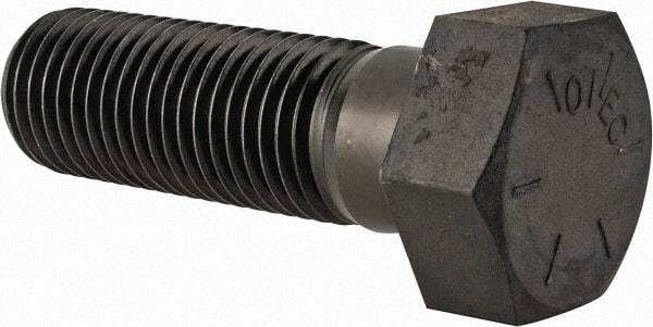Value Collection - 1-3/4 - 5 UNC, 5-1/2" Length Under Head Hex Head Cap Screw - Partially Threaded, Grade 8 Alloy Steel, Uncoated, 2-5/8" Hex - USA Tool & Supply