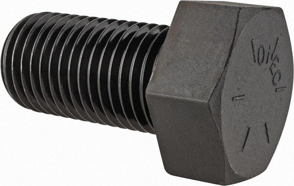 Value Collection - 2 - 4-1/2 UNC, 4" Length Under Head Hex Head Cap Screw - Fully Threaded, Grade 8 Alloy Steel, Uncoated, 3" Hex - USA Tool & Supply