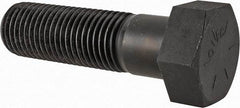 Value Collection - 2 - 4-1/2 UNC, 7" Length Under Head Hex Head Cap Screw - Partially Threaded, Grade 8 Alloy Steel, Uncoated, 3" Hex - USA Tool & Supply