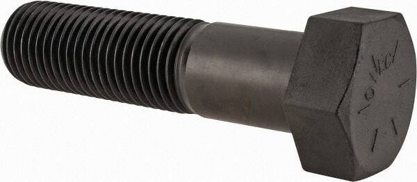 Value Collection - 2 - 4-1/2 UNC, 8" Length Under Head Hex Head Cap Screw - Partially Threaded, Grade 8 Alloy Steel, Uncoated, 3" Hex - USA Tool & Supply