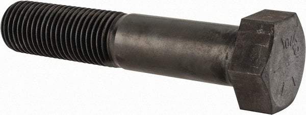Value Collection - 2 - 4-1/2 UNC, 10" Length Under Head Hex Head Cap Screw - Partially Threaded, Grade 8 Alloy Steel, Uncoated, 3" Hex - USA Tool & Supply