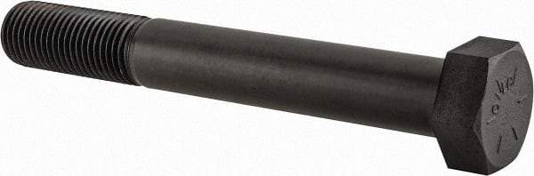 Value Collection - 2 - 4-1/2 UNC, 15" Length Under Head Hex Head Cap Screw - Partially Threaded, Grade 8 Alloy Steel, Uncoated, 3" Hex - USA Tool & Supply