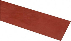 Made in USA - 4" Wide, 0.031" Thick, Silicone Rubber Foam Sheet - 30 Durometer, Orange-Red, -60 to 500°F, 650 psi Tensile Strength, Cut-to-Length - USA Tool & Supply