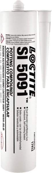 Loctite - 10.1 oz Cartridge Silicone - 0.33 min Working Time - USA Tool & Supply