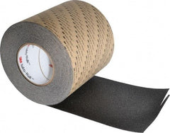 3M - Black Solid Color Anti-Slip Vinyl Tape - 6" Wide x 60' Long - USA Tool & Supply