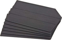 Quantum Storage - 18" Wide x 10" High, Black Bin Divider - Use with Quantum Storage Systems - QUS260 - USA Tool & Supply