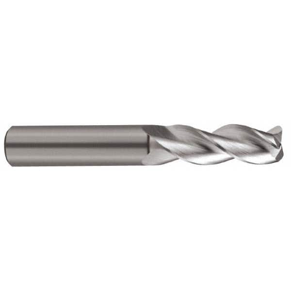 SGS - 3/4" Diam 3 Flute Solid Carbide 0.09" Corner Radius End Mill - USA Tool & Supply