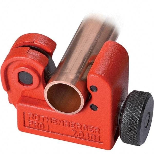 Rothenberger - 1/8" to 5/8" Pipe Capacity, Tube Cutter - Cuts Copper, 2" OAL - USA Tool & Supply