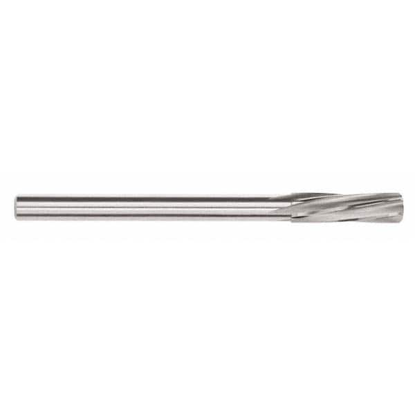Chucking Reamer: 0.2878″ Dia, 4-9/32″ OAL, 1-7/32″ Flute Length, Straight Shank, Solid Carbide 6 Flute, RH