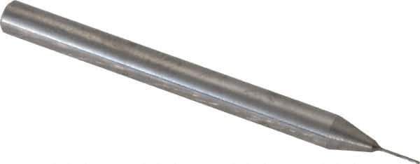 Magafor - 0.2997mm Solid Carbide 4 Flute Chucking Reamer - Spiral Flute, 0.118" Straight Shank, 3/64" Flute Length, 1-17/32" OAL - USA Tool & Supply