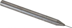Magafor - 0.2997mm Solid Carbide 4 Flute Chucking Reamer - Spiral Flute, 0.118" Straight Shank, 3/64" Flute Length, 1-17/32" OAL - USA Tool & Supply