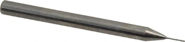 Magafor - #82 Solid Carbide 4 Flute Chucking Reamer - Spiral Flute, 0.118" Straight Shank, 3/64" Flute Length, 1-17/32" OAL - USA Tool & Supply