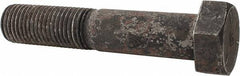 Value Collection - 1-3/4 - 5 UNC, 9" Length Under Head Hex Head Cap Screw - Partially Threaded, Grade 5 Steel, Uncoated, 2-5/8" Hex - USA Tool & Supply