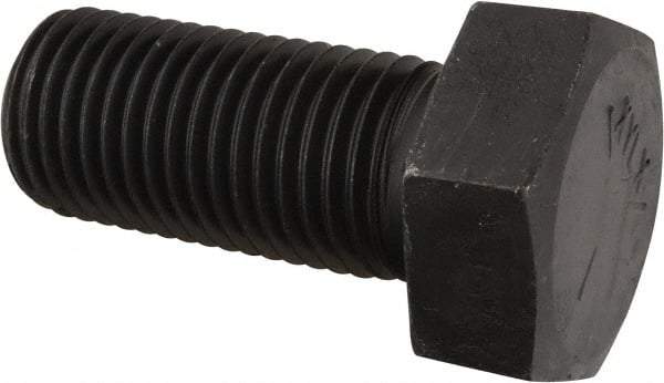 Value Collection - 2 - 4-1/2 UNC, 4-1/2" Length Under Head Hex Head Cap Screw - Partially Threaded, Grade 5 Steel, Uncoated, 3" Hex - USA Tool & Supply