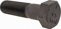 Value Collection - 2 - 4-1/2 UNC, 7-1/2" Length Under Head Hex Head Cap Screw - Partially Threaded, Grade 5 Steel, Uncoated, 3" Hex - USA Tool & Supply